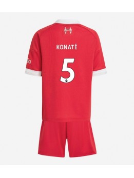 Liverpool Ibrahima Konate #5 Replika Hemmakläder Barn 2025-26 Kortärmad (+ byxor)